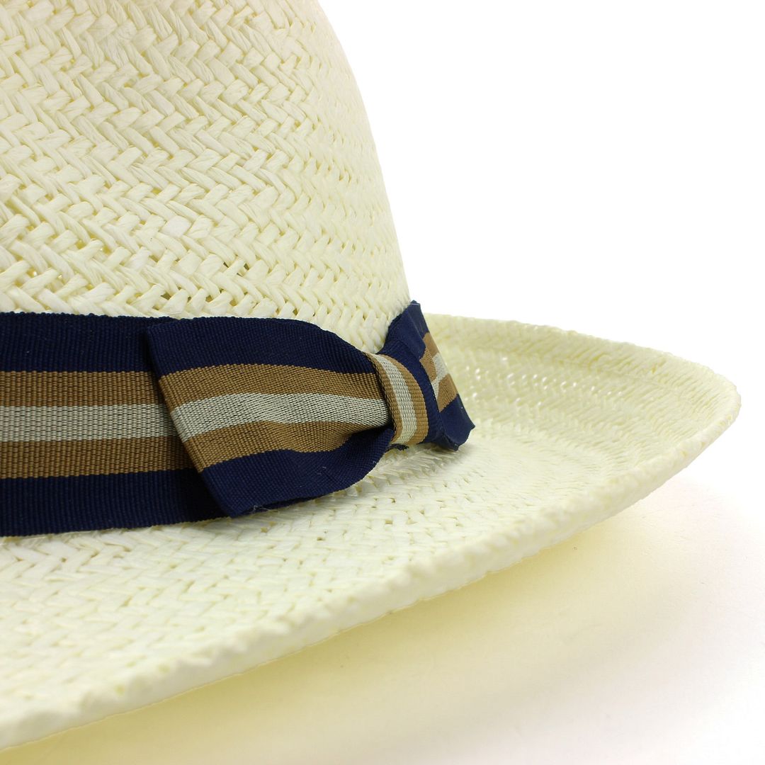 Hat Panama Straw Fedora Trilby Cap Sun Travel Brim Wide Mens Ladies